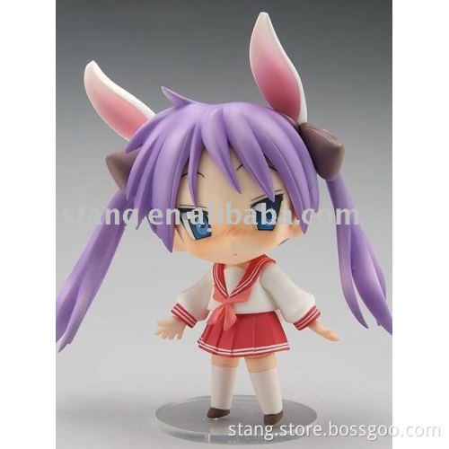 PVC plastic cartoon figure toys,anime figure figurine
